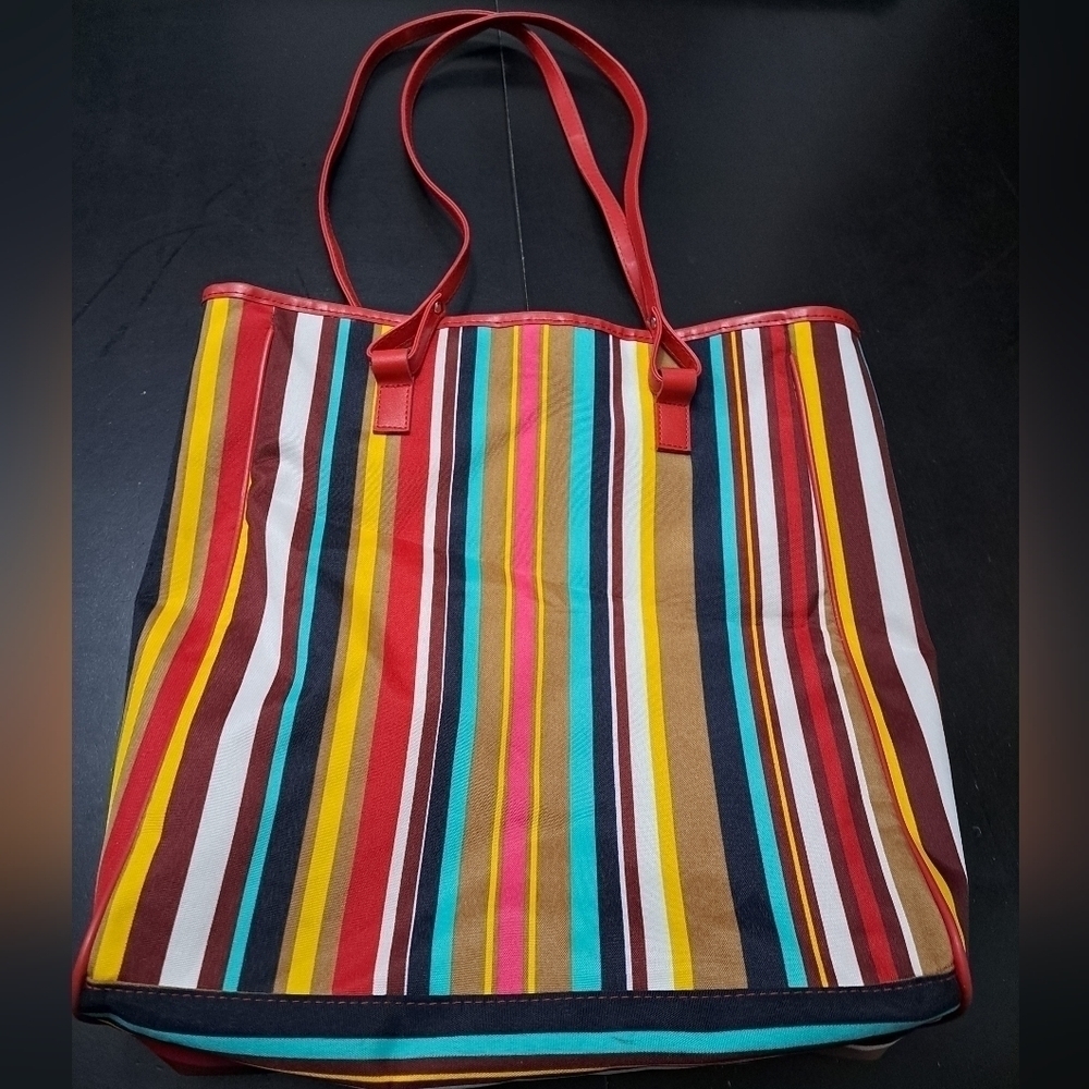 Lancome Striped Tote Bag